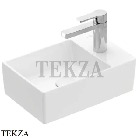 Villeroy & Boch Memento 2.0 Раковина компактная подвесная, 1 отверстие, без перелива 43234001, белый глянец