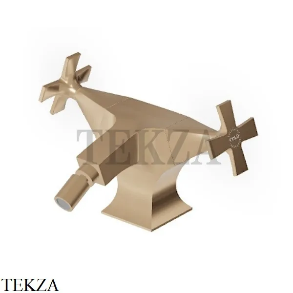 Zucchetti Bellagio Смеситель для биде, с донным клапаном ZB1315.P31, brushed british gold PVD
