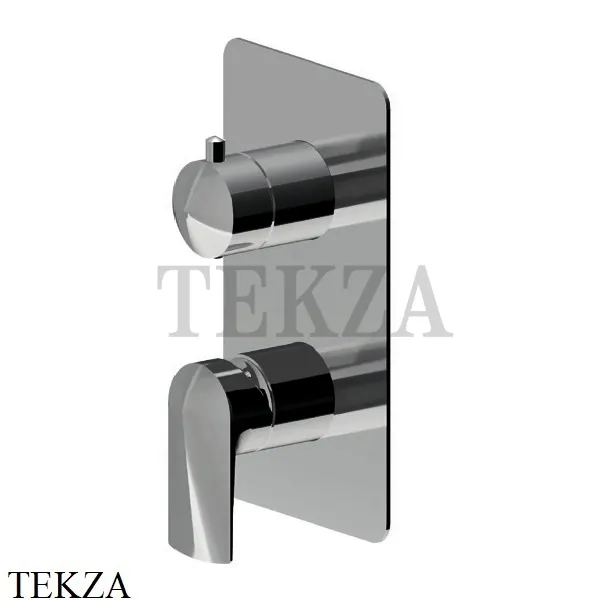 Newform Delta Zero Смеситель для душа 2 потока, внешняя часть 72274E.58.063, PVD Gun Metal