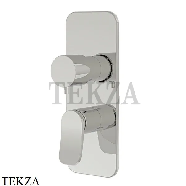 FIMA Carlo Frattini FLO Смеситель для душа, 2-3 потока, F3809X6SN, Brushed nickel
