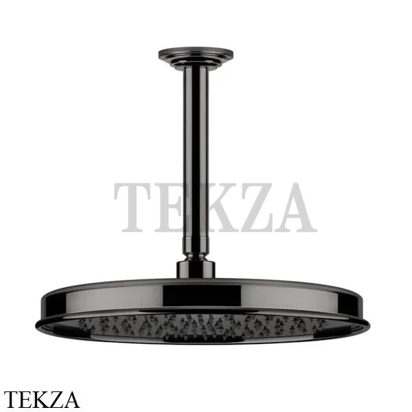Gessi VENTI20 Верхний душ 300 с потолочным креплением 65153-706, Black Metal
