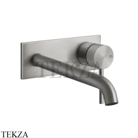 Gessi 316 TRAME Смеситель для раковины, внешняя часть, 17-20 см 54390-239, Steel Brushed