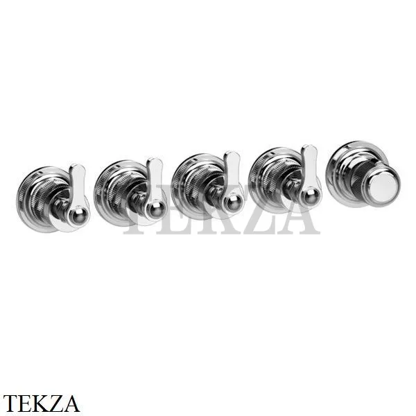 Gessi VENTI20 Термостат для душа, 4 потока, внешняя часть 65338-031, хром глянец
