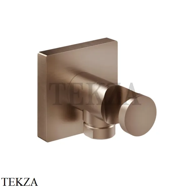 Gessi RILIEVO Держатель для душевой лейки с выводом воды 59161-708, Copper Brushed