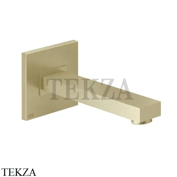 Gessi Rettangolo shower Настенный излив для ванны и душа 20121-727, Brushed Brass