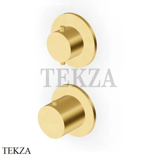 Zucchetti Helm Термостат для душа на 1 поток, внешняя часть ZHE801.XP41, brushed gold PVD
