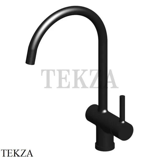 Zucchetti Pan Смеситель для кухни с поворотным изливом ZP6284.N1, черный goffrato