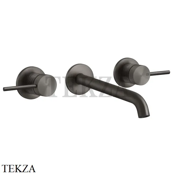 Gessi 316 TRAME Смеситель для раковины 18-20, внешняя часть 54394-707, Black Metal Brushed