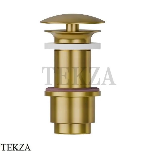 Newform Донный клапан для раковины 65-85 со свободным сливом 229.59.097, PVD Brushed Gold