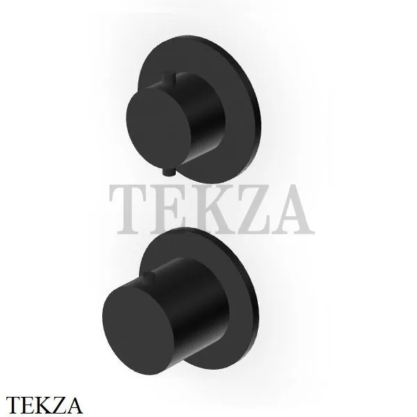 Zucchetti Helm Термостат для душа на 1 поток, внешняя часть ZHE801.XP81, brushed total black PVD