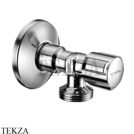 TECE Schell Comfort  Угловой вентиль 1/2'' х 3/4'' 033000699, хром глянец