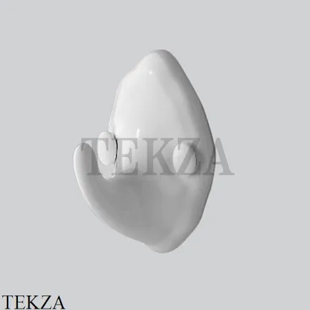 Devon&Devon EMILY Вешалка-крючок MIL509E, белый глянец