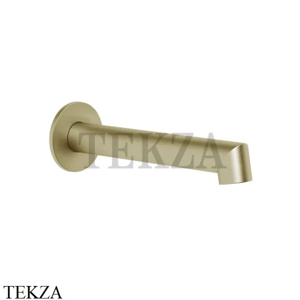 Gessi ANELLO Излив для ванны настенный монтаж 63603-727, Brushed Brass