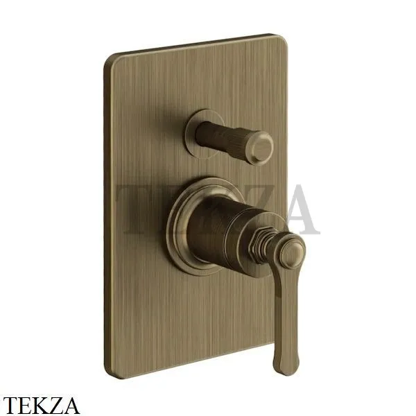 Gessi VENTI20 Смеситель для душа, 2 поток, внешняя часть 65079-713, Antique Brass