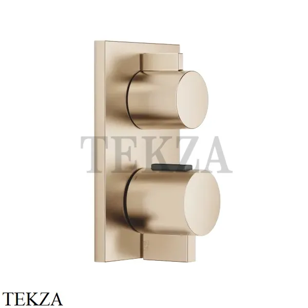 Dornbracht Symetrics xTOOL Термостат для душа, 2 потока, внешняя часть 36426670-46, Brushed Champagne (22kt Gold)
