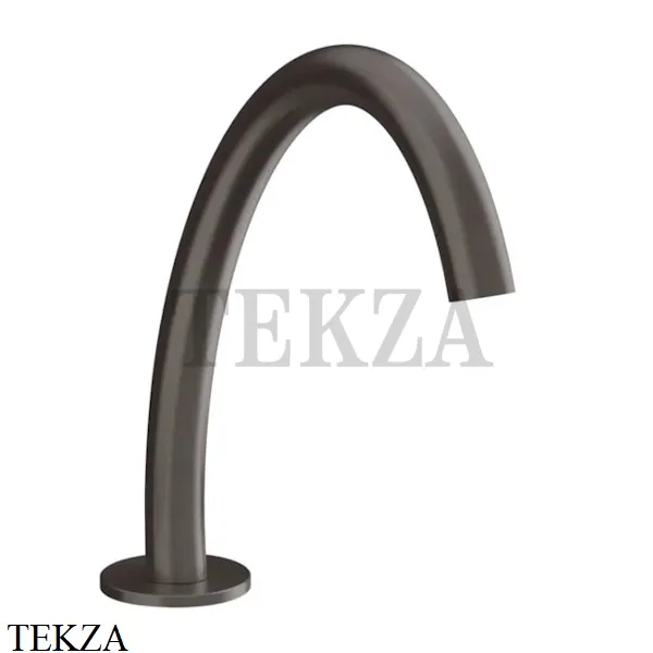 Gessi Origini NATURE Излив для раковины на борт средний 66021-707, Black Metal Brushed