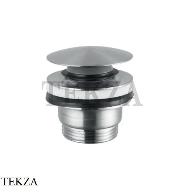 Newform Донный клапан для раковины нажимной, сталь 24686.50.050, Stainless steel