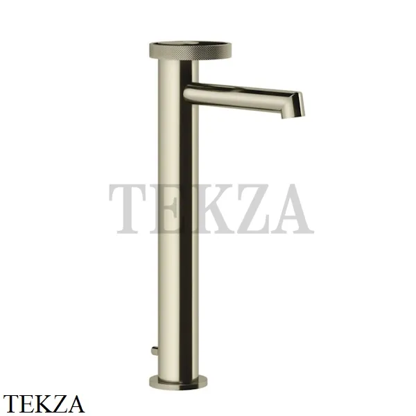 Gessi ANELLO Смеситель для раковины высокий, с донным клапаном 63303-720, Nickel PVD
