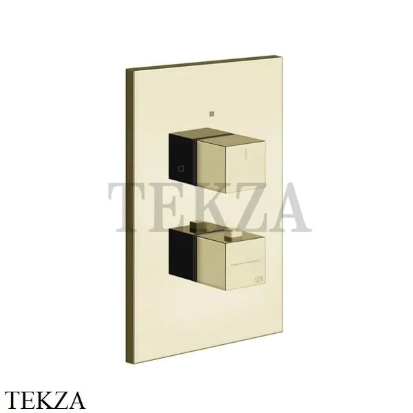 Gessi Rettangolo shower Термостат на 1 выход, внешняя часть 20182-710, Brass PVD