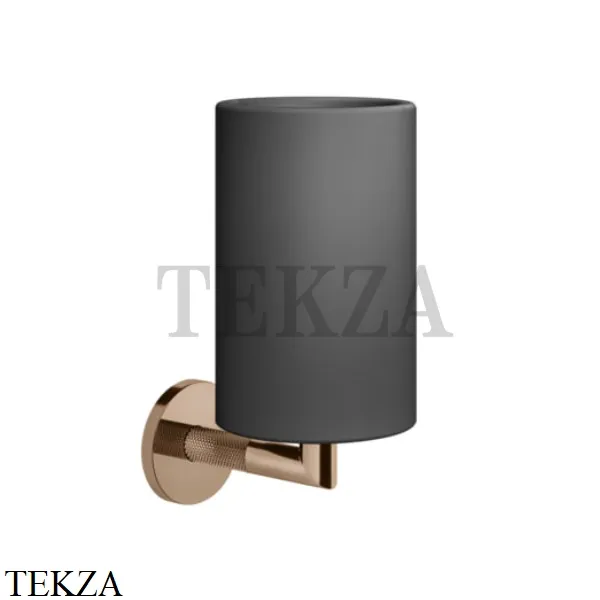 Gessi ANELLO Стакан настенный, композит черный 63708-030, Copper глянец