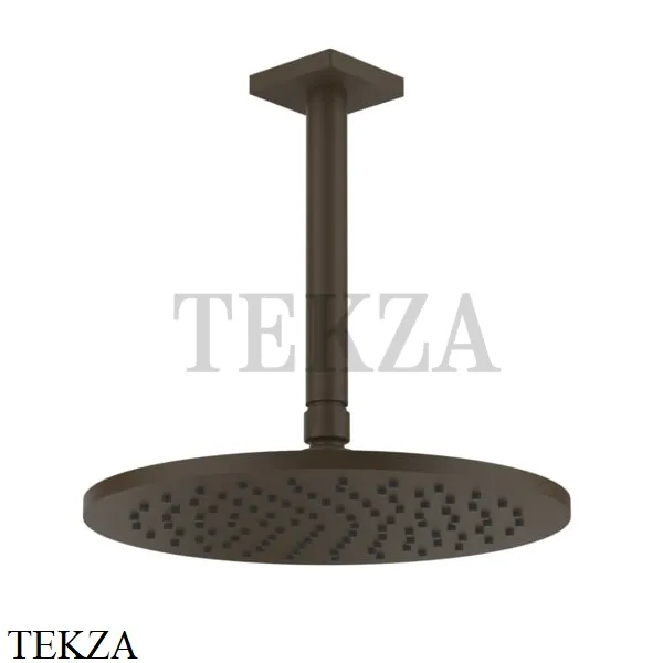 Gessi RILIEVO Потолочная душевая лейка D25 с кронштейном под размер 59150-845, Dark Bronze