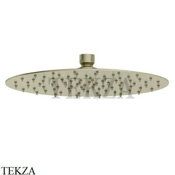 Newform Верхняя душевая лейка D250 сталь 29392X.59.098, PVD Brushed pale gold