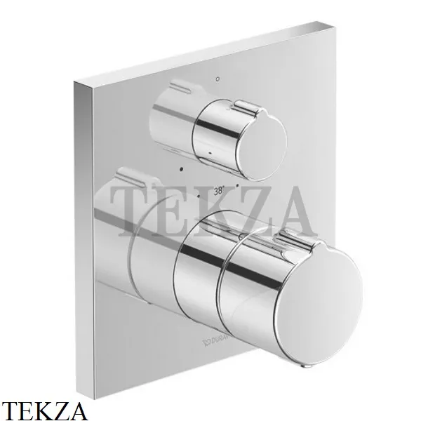 Duravit C.1 Термостат для душа на 1 поток, внешняя часть C14200015010, хром глянец