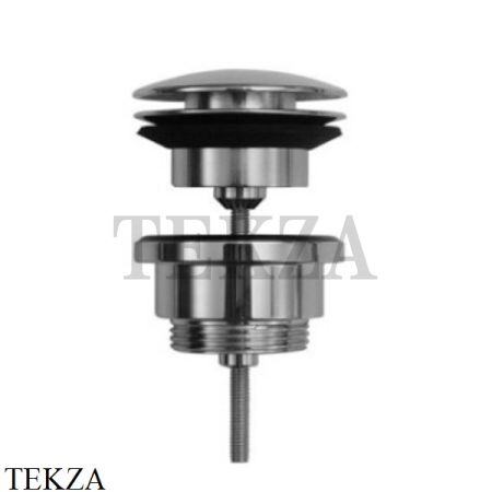 Duravit Донный клапан для раковины 0050521000, нажимной, хром