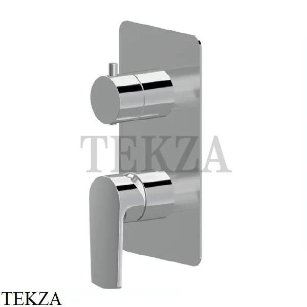Newform HAKA Смеситель для душа, 2 потока, внешняя часть 72073E.21.018, хром глянец