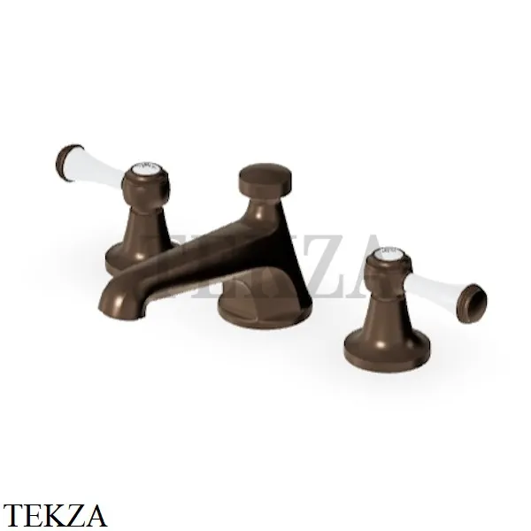 Zucchetti Agora Classic Смеситель для раковины с донным клапаном ZAM407.P21, brushed chocolate PVD