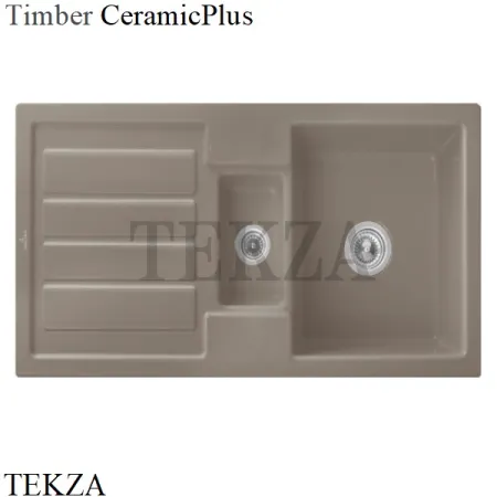 Villeroy & Boch FLAVIA 60 Кухонная мойка, накладная, слив с эксцентриком 330401R1, белый глянец, ceramicplus