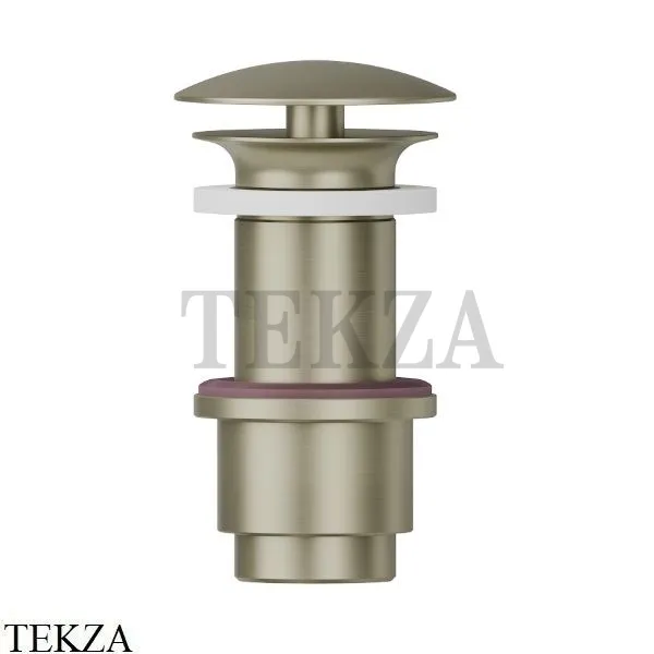 Newform Донный клапан для раковины 65-85 со свободным сливом 229.59.098, PVD Brushed pale gold