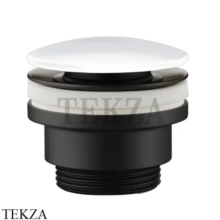 Cielo Универсальный донный клапан click-clack PIL01NM Bia, BLACK-белый глянец
