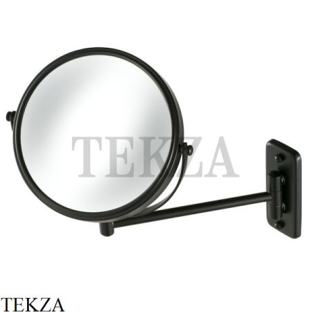GEESA Nemox Black Косметическое зеркало настенное 3х кратное увеличение, черный