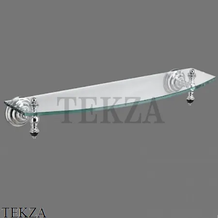 Devon&Devon BLACK DIAMOND Полка стеклянная BLKD510CR, хром глянец