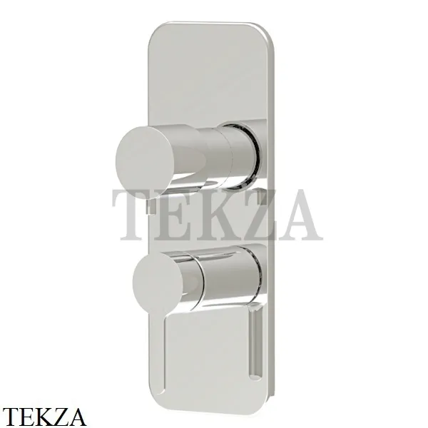 FIMA Carlo Frattini SNAP Смеситель для душа 2-3 потока, внешняя часть F3119X6SN, Brushed nickel