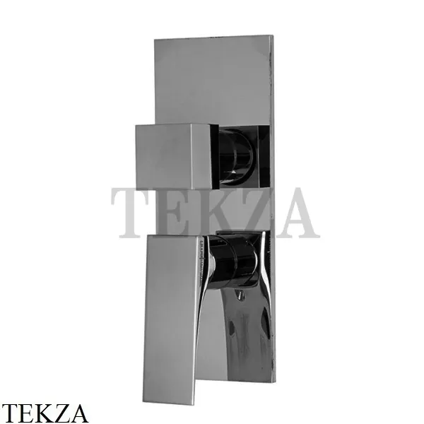 FIMA Carlo Frattini Zeta Смеситель для душа на 2-3 потребителя F3969X6CN, Black chrome