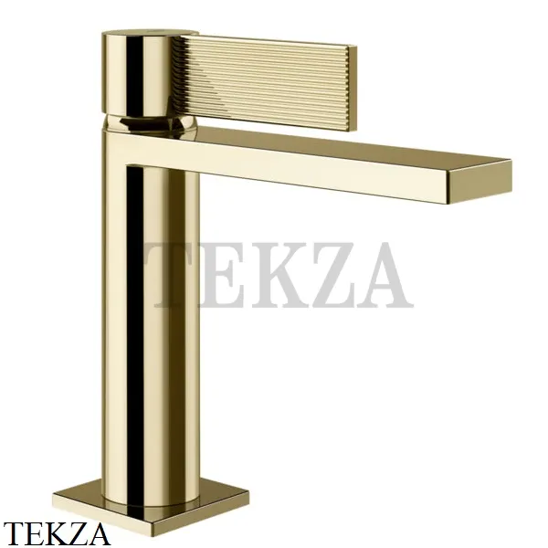 Gessi Inverso RIGATO Смеситель для раковины, с донным клапаном 73551-710, Brass PVD