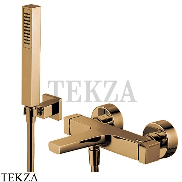 FIMA Carlo Frattini Zeta Смеситель для ванны с гарнитуром F3964ZS, Brushed Amber Bronze