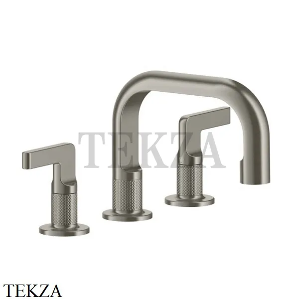Gessi INCISO Смеситель для раковины, с донным клапаном 58011-149, Finox Brushed Nickel