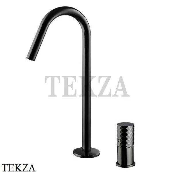 FIMA Carlo Frattini Spillo TECH X Смеситель для раковины, с донным клапаном F3271TNCXNS, черный матовый