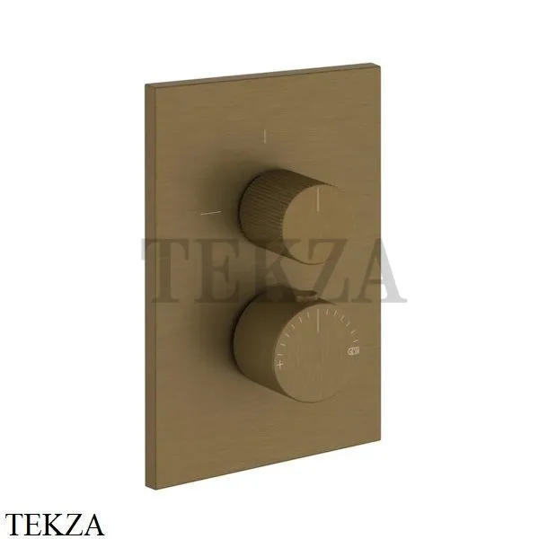 Gessi Habito RIGATO Термостат для душа, 1 поток, внешняя часть 73533-713, Antique Brass