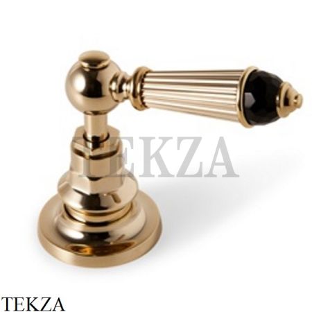 Devon&Devon BLACK DIAMOND Кран запорный (COLD) BLD784OT/C, золото светлое