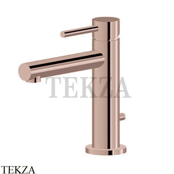 Newform MINI-X PRO Смеситель для раковины, с донным клапаном, 61305.M0.075, Copper glossy