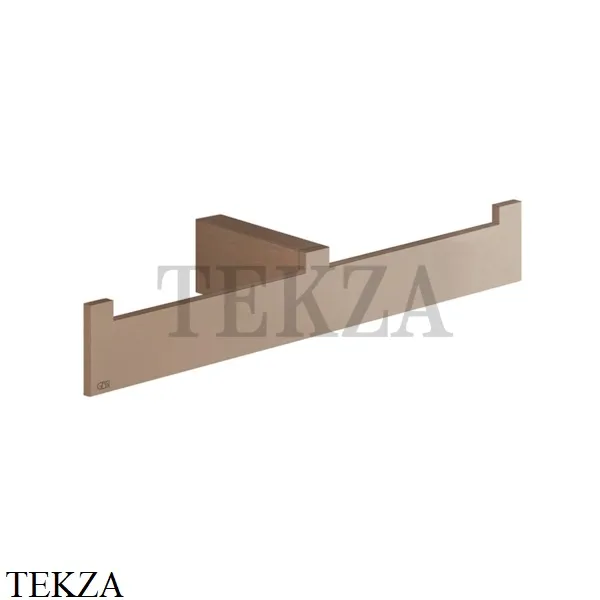 Gessi Rettangolo Полотенцедержатель двойной 20915-708, Copper Brushed PVD