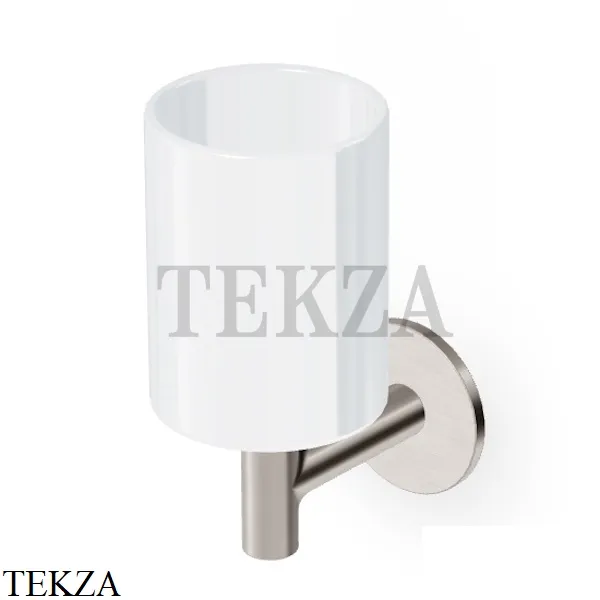 Zucchetti PAN Стакан настенный, керамика ZAC613.C3, brushed nickel