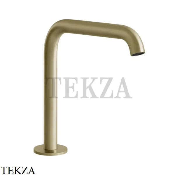 Gessi 316 FLESSA Излив для раковины средний 54091-727, Brushed Brass