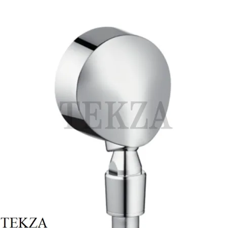 Hansgrohe Fixfit Е Шланговое подсоединение с клапаном обратного тока 27505000, хром глянец