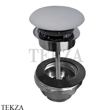 Kerasan Донный клапан click-clack, покрытие керамика 923359, Grigio matt