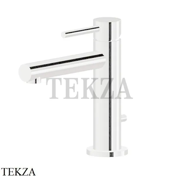 Newform MINI-X PRO Смеситель для раковины, с донным клапаном, 61305.01.014, белый матовый